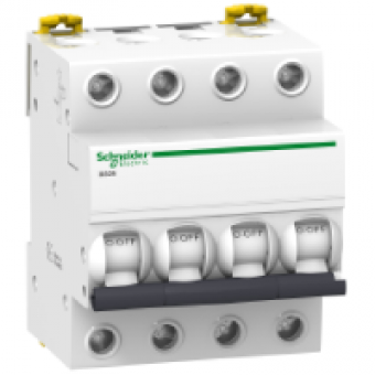 A9K24416 - miniature circuit breaker - iK60N - 4P - 16 A - C curve, Schneider Electric A9K24416 - miniature circuit breaker - iK60N - 4P - 16 A - C curve, Schneider Electric