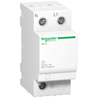 A9L15687 - iPF K 40 modular surge arrester - 1 pole + N - 340V, Schneider Electric
