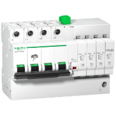 A9L16294 - iQuick PRD40r modular surge arrester - 3 poles + N - 350V - with remote transfer, Schneider Electric