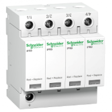 A9L20421 - iPRD20r modular surge arrester - 4P - IT - 460V - with remote transfert, Schneider Electric