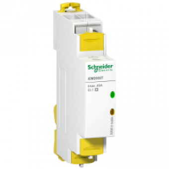 A9MEM2000T - modular single phase power meter iEM2000T - 230V - 40A without display, Schneider Electric