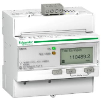 A9MEM3155 - iEM3155 energy meter - 63 A - Modbus - 1 digital I - 1 digital O - multi-tariff, Schneider Electric