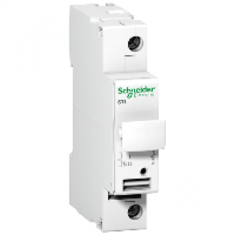 A9N15635 - Acti 9 - fuse-disconnector STI - 1 pole - 10 A - for fuse 8.5 x 31.5 mm, Schneider Electric A9N15635 - Acti 9 - fuse-disconnector STI - 1 pole - 10 A - for fuse 8.5 x 31.5 mm, Schneider Electric