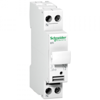 A9N15645 - Acti 9 - fuse-disconnector STI - 1 pole + N - 10 A - for fuse 8.5 x 31.5 mm, Schneider Electric A9N15645 - Acti 9 - fuse-disconnector STI - 1 pole + N - 10 A - for fuse 8.5 x 31.5 mm, Schneider Electric