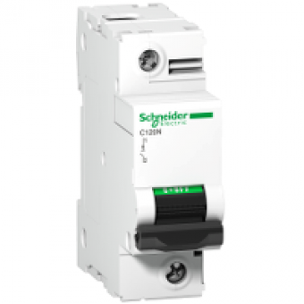 A9N18343 - C120N - circuit breaker - 1P - 125A - B curve, Schneider Electric A9N18343 - C120N - circuit breaker - 1P - 125A - B curve, Schneider Electric