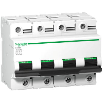 A9N18374 - C120N - circuit breaker - 4P - 100A - C curve, Schneider Electric A9N18374 - C120N - circuit breaker - 4P - 100A - C curve, Schneider Electric