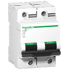 A9N18414 - C120H - circuit breaker - 2P - 100A - B curve, Schneider Electric