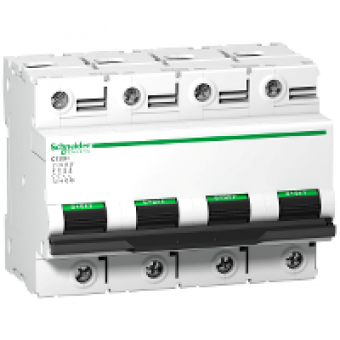 A9N18478 - C120H - circuit breaker - 4P - 63A - C curve, Schneider Electric A9N18478 - C120H - circuit breaker - 4P - 63A - C curve, Schneider Electric