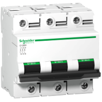 A9N18511 - C120H - circuit breaker - 3P - 63A - D curve, Schneider Electric A9N18511 - C120H - circuit breaker - 3P - 63A - D curve, Schneider Electric
