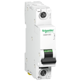 A9N61506 - miniature circuit breaker - C60H - 1 pole - 6 A - C curve, Schneider Electric