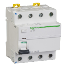A9R22440 - Acti 9 iID - RCCB - 4P - 40A - 100mA - type A, Schneider Electric