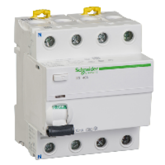 A9R22440 - Acti 9 iID - RCCB - 4P - 40A - 100mA - type A, Schneider Electric
