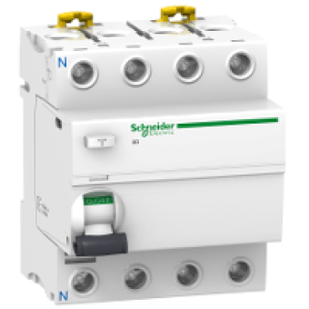 A9R35491 - Acti 9 iID - RCCB - 4P - 100A - 300mA s - type A-SI, Schneider Electric