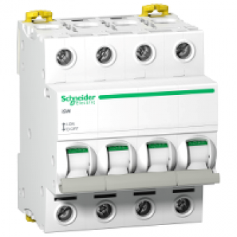A9S65463 - switch disconnector iSW - 4P - 63 A - 415 V, Schneider Electric A9S65463 - switch disconnector iSW - 4P - 63 A - 415 V, Schneider Electric