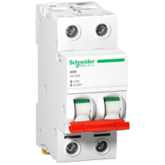 A9S66263 - switch disconnector iSW - 2P - 63 A - 415 V, Schneider Electric A9S66263 - switch disconnector iSW - 2P - 63 A - 415 V, Schneider Electric