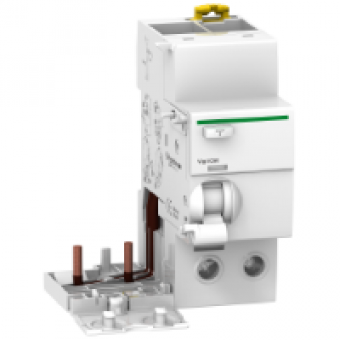 A9V01263 - Vigi iC60 - earth leakage add-on block - 2P - 63A - 30mA - AC type, Schneider Electric