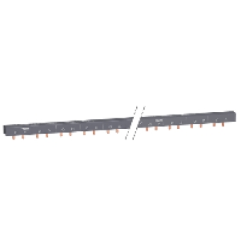 A9XAH557 - Acti 9 - comb busbar cut - 4P - type N+L+Aux - 18 mm pitch - 57 modules - 100A, Schneider Electric