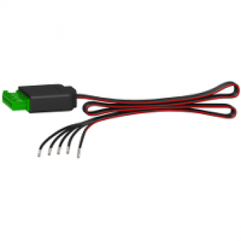 A9XCAU06 - single-end prefabricated cables 870 mm 5 wires , Schneider Electric
