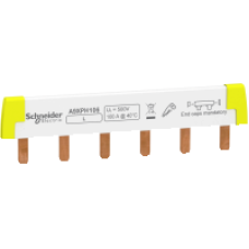 A9XPH106 - Acti 9 - comb busbar cut - 1P - type 1L - 18 mm pitch - 6 modules - 100A, Schneider Electric