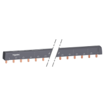 A9XPH524 - Acti 9 - comb busbar cut - 4P - type N+L - 18 mm pitch - 24 modules - 100A, Schneider Electric