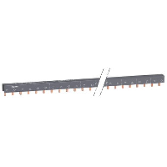 A9XPH557 - Acti 9 - comb busbar cut - 4P - type N+L - 18 mm pitch - 57 modules - 100A, Schneider Electric