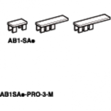 AB1SA1 - blank clip-on marker - 4.5 x 8.3 mm - for terminal block, Schneider Electric
