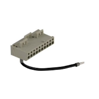 ABE7BV10 - connection sub-base accessory - snap-on terminal block - 10 screw terminals, Schneider Electric