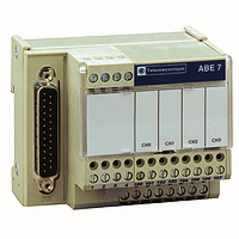ABE7CPA412 - connection sub-base ABE7 - for distribution of 4 thermocouples, Schneider Electric