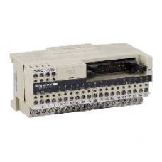 ABE7H16C21 - passive connection sub-base ABE7 - 16 inputs or outputs - Led, Schneider Electric