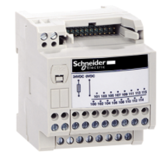 ABE7H20E100 - passive connection sub-base ABE7 - 16 inputs or outputs - Micro/Premium cable 1m, Schneider Electric