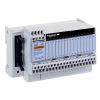 ABE7R16S111 - sub-base - soldered electromechanical relays ABE7 - 16 channels - relay 5 mm, Schneider Electric