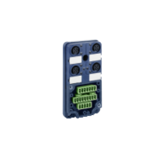 ABE9C1241M - IP67 passive splitter box - with 4 channels M12 connector - Led, Schneider Electric