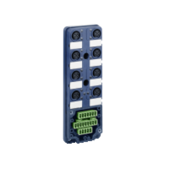 ABE9C1281M - IP67 passive splitter box - with 8 channels M12 connector - Led, Schneider Electric ABE9C1281M - IP67 passive splitter box - with 8 channels M12 connector - Led, Schneider Electric