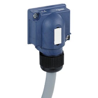 ABE9XCA1810 - pre-wired connector - cable 10 m - for passive splitter box - with 8 channels, Schneider Electric