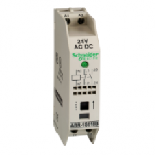 ABR1S618B - output interface module - 17.5 mm - electromechanical - 24 V AC/DC - 1 NC + 1 NO, Schneider Electric