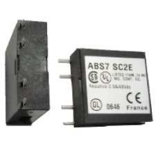 ABS7SC2E - plug-in solid state relay - 10 mm - output - 5..48 V DC - 0.5 A, Schneider Electric