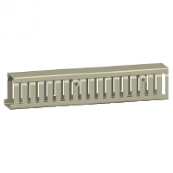 AK2GD2525 - Cable duct - 25 x 25 mm - without cover - grey, Schneider Electric