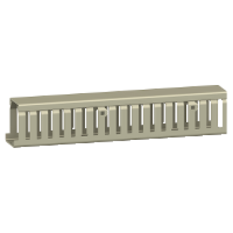AK2GD7550 - Cable duct - 50 x 75 mm - without cover - grey, Schneider Electric