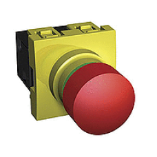 ALB45033 - Altira - emergency pushbutton - 1-way - 1/4 lap unlock - 10 A, Schneider Electric