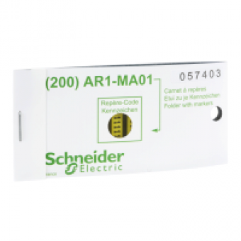 AR1MB011 - CABLE END MARKERS LETTER 1 1 CARD = 200 PCS, Schneider Electric AR1MB011 - CABLE END MARKERS LETTER 1 1 CARD = 200 PCS, Schneider Electric