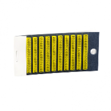 AR1MC014 - yellow clip-in marker numeric character 4 - set of 200, Schneider Electric