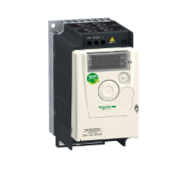 ATV12H037F1 - variable speed drive ATV12 - 0.37kW - 0.55hp - 100..120V - 1ph - with heat sink, Schneider Electric