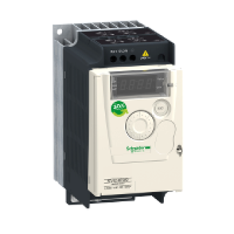 ATV12H075M2 - variable speed drive ATV12 - 0.75kW - 1hp - 200..240V - 1ph - with heat sink, Schneider Electric