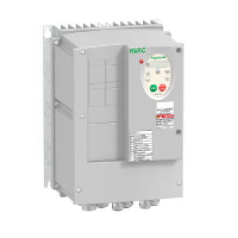 ATV212WU22N4 - variable speed drive ATV212 - 2.2kW - 3hp - 480V - 3ph - EMC class C2 - IP55, Schneider Electric