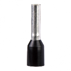 AZ5CE015D - Cable end insulated 1 5mm² medium size black dispenser-pack DIN, Schneider Electric
