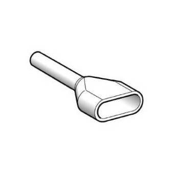 AZ5DE005 - Cable end twin insulated 2x0 5mm² medium size white plastic bag NF, Schneider Electric
