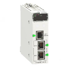 BMENOC0311 - Ethernet module M580 - 3-port FactoryCast Ethernet communication, Schneider Electric