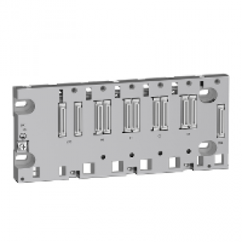 BMEXBP0400H - ruggedized rack X80 - 4 slots - Ethernet backplane, Schneider Electric
