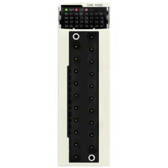 BMXDAI1602 - discrete input module M340 - 16 inputs - 24 V AC/DC negative, Schneider Electric