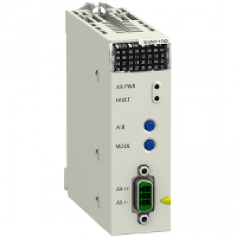 BMXEIA0100 - Master module - upto 62 devices on discrete I/O - upto 31 devices on analog I/O, Schneider Electric